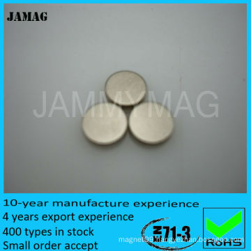 JMD1/2"H1/8" Axially magnetized magnet disc